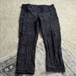 Galaxy align leggings, cropped